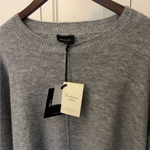 Maglificio Bartolini Gray 100% Cashmere Sweater